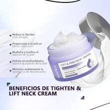 Crema para Cuello: 2PCS Crema Reafirmante Para El Cuello - Reduce las Arrugas y Líneas de Expresión, Reafirma y Levanta la Piel Flácida, Crema Hidratante para el Cuidado de la Piel (2) - 1 - Ver 6