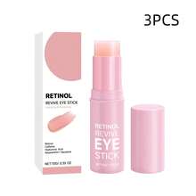 视黄醇眼霜 - 紧致眼霜棒，减少细纹，蕴含角鲨烷、维生素E、透明质酸、咖啡因，保湿，增强肌肤弹性 - 粉色 - 查看 10