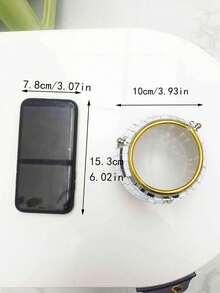 1 件迪斯科球花盆悬挂镜面球形塑料花盆、园艺篮、迪斯科花盆节日装饰家居装饰、房间装饰、墙壁装饰礼物生日毕业