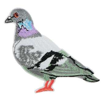 1片刺绣热熔贴片，动物爱好者布贴，DIY服装装饰配件