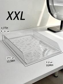 1pc Transparent Drawer Style Makeup Storage Box With Compartments For Cosmetics, Perfumes, Lipsticks, Eyebrow Pencils, Etc.,For Holiday Beach, Bathroom Collection, Bedroom Collection, Large Capacity - Clear - View 22