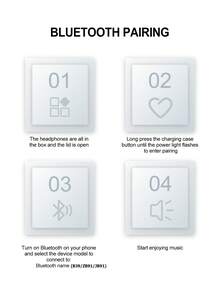 B39 RGB Lighting Wireless Headphones, Gaming Headset With Deep Bass, HIFI Sound Quality, Super Long Battery Life, Compatible With Apple, , Android, 150mAh - Blue - View 8