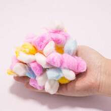 Ropa de cama para animales pequeños, bolas de algodón para hámster - Ropa de cama de invierno para jaula de animales pequeños |   Cojín de cama cálido para hámster, juego de bolas de algodón para ca - 1 - Ver 6