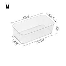 Estante de exhibición de maquillaje y caja de almacenamiento de cosméticos - Caja de almacenamiento con cajones transparentes, caja de almacenamiento de cosméticos para escritorio, contenedor de almacenamiento multiusos compartimentado, organizador de suministros de oficina, organizador de tocador y escritorio, juego de almacenamiento con cajones de varios tamaños, caja de almacenamiento de cosméticos, decoración del hogar, accesorios de baño - transparente - Ver 11