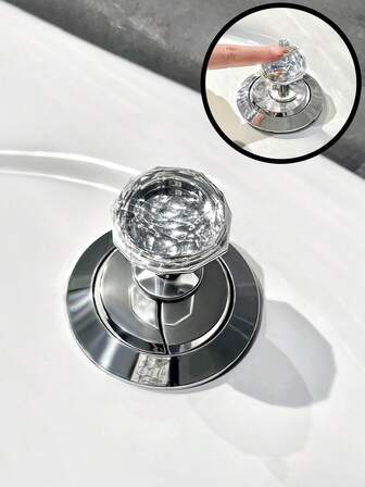 1/2pcs Light Luxury Toilet Presser, Toilet Water Tank Button, Toilet Presser, Extended Water Tank Artifact, Universal Manicure Assistant Artifact