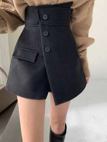 Women Shorts - Black - View 1
