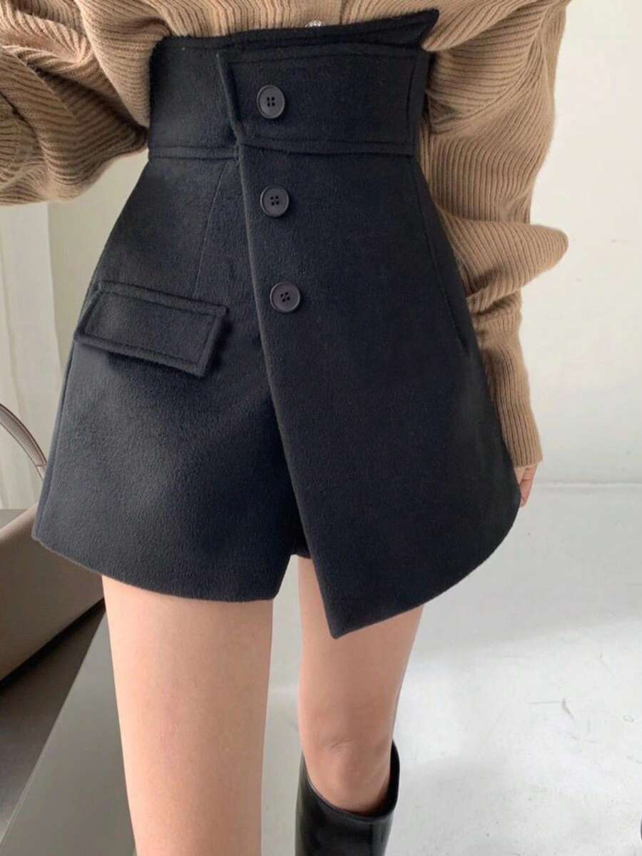 Women Shorts - Black - View 1
