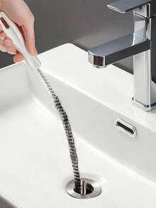 This Drain Cleaning Tool Kit Includes A Flexible Drain Cleaning Brush And Brush, Which Can Remove Hair Clogs In Sinks, Showers, And Bathtubs. It Effectively Captures Hair And Cleans The Pipes, Suitable For Kitchen And Bathroom Home Decor, Fall Decor, And Back To School Season. - Multicolor - View 2