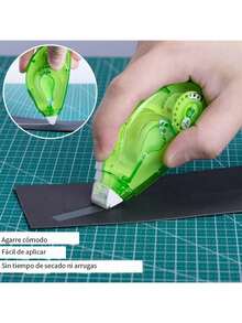 EstiloTimotech Set De 6 Rodillos De Cinta Adhesiva De Doble Cara, Cinta Para Manualidades, Cinta Adhesiva Para ÁLbumes, Escolar, Dispensador PortáTil De 0.3 X 315 Pulg., Permanente Y Apta Para FotosVersióN Mejorada - 1 - Ver 4