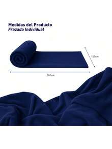 EstiloTendenciaBluelander Cobija Individual, Franela De Alta Calidad, Frazada CóModa Y Calientita Tejido Suave Y CáLido, Manta De 100% PoliéSter Ultrasuave, Calidad Premium (1, Marino, Individual)Calidad PremiumVersióN Mejorada - 1 - Ver 3