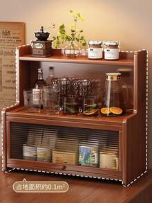 Desktop Cup Holder, Tabletop Cup Rack For Tea, Coffee Mugs, Water Glasses, Small Storage Organizer Display Shelf - Multicolor - View 4