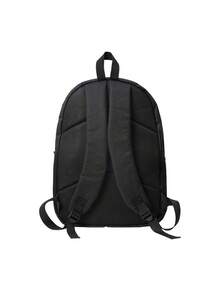 1pc Customizable Backpack With Your Photo/Name/Logo. This Multi-Functional Backpack Is Suitable For Daily Commuting, Hand-Washable, Lightweight, And Easy To Carry. It's Perfect For Outings And Travel. Personalized Photos Can Be Printed With Your Name Or Signature. Ideal For Family Photos, Pet Photos, Wedding Photos, Parent-Child Photos, Anniversaries, Graduations, Christmas, Halloween, Thanksgiving, National Day, Spring Festival, And Other Holidays, As Well As For Awards And Gifts For Friends. - Black - View 6