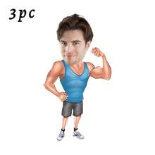 1/3pcs Custom Sports-Themed Keychain, Custom Gym Keychain With Photo, 33 Styles,Personalized Bodybuilder Keyring, Funny Fitness Gift For Him, Weightlifting Cartoon Caricature, Gym Bro Gift,Gift For Sports Lover