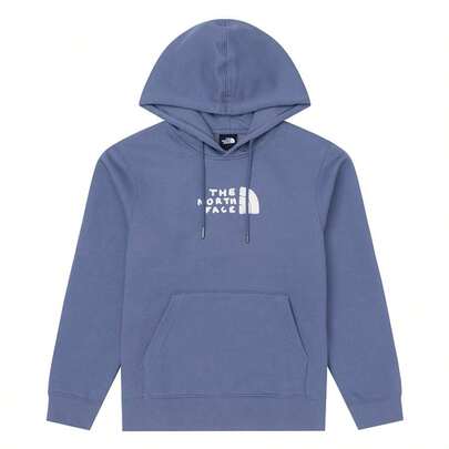 The North Face Sudadera casual de felpa para mujer, diseño de bolsillo canguro, holgada y cómoda