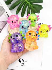 1/5 món đồ chơi bóp mềm hình cá vàng bóng, đồ chơi giảm căng thẳng dễ thương, đồ chơi cầm tay giúp giảm áp lực, phù hợp cho người tự kỷ, nhân viên văn phòng, học sinh, quà tặng ngày lễ lý tưởng, quà tặng vui nhộn dễ thương, phù hợp cho cả bé trai và bé gái, đồ nhét túi quà dự tiệc, quà Giáng sinh, đồ chơi giảm căng thẳng, quà tặng cho trẻ em trong các bữa tiệc. - Nhiều màu - Xem 2