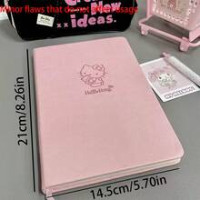 SANRIO 1本Hello Kitty笔记本，设计可爱，适合学生记笔记、上班族列待办事项、记录每日灵感，实用分隔页设计，提升效率，舒缓心情，便携易用，是返校季送给朋友和同学的绝佳礼物 - 彩色 - 查看 14