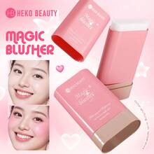 Nuevo Colorete en Barra Cambia de Color, Tono Cálido Transformador, Vibrante, Se Aplica Suavemente en Mejillas y Labios, Crea un Aspecto Natural sin Maquillaje, Acabado Mate, Ilumina el Cutis, Colorete en Barra en Polvo - Multicolor - Ver 1