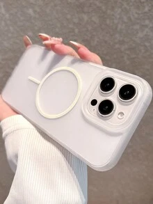 Ốp lưng điện thoại trong suốt mờ Acrylic tối giản tương thích với iPhone 17 Pro Max/17 Pro/17 Air/17/16 Pro Max/16/16 Pro/16 Plus/11/15/15 Pro/15 Pro Max/12/13/14 Pro Max/11 Pro/11 Pro Max/12 Pro/12 Pro Max/13 Pro/13 Pro Max/7 Plus/14 Pro/14 Pro Max/14 Plus/12 Mini/13 Mini, Vỏ cứng bền và chống ố vàng - Trong suốt - Từ tính mờ mới - Xem 5