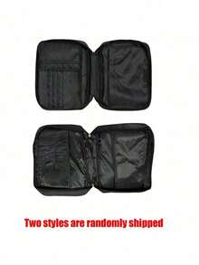 Inspirational Bible Bag,With Letters Pink Pray Printed On It,Bible Cover, Bible Holder, Hand-Held Storage Bag, Standard Size Bible Bag With Zipper And Pocket, Used For Bible Learning, Bible Cover, Letter Bible Box, Hand-Held Bible Bag,Multiple Pockets For Phone, Earphones & Essentials,Suitable For Men And Women,Ideal For Bible Study & Special Occasions(Black) (Zipper Position Randomly)