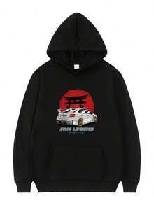 Jdm Culture Subaru Performance Car Hoodie Men's Fashion Casual Hooded Sweatshirt Autumn And Winter Hoodie Korean Sportswear_WH_1200x1200px - 黑色 - 查看 1