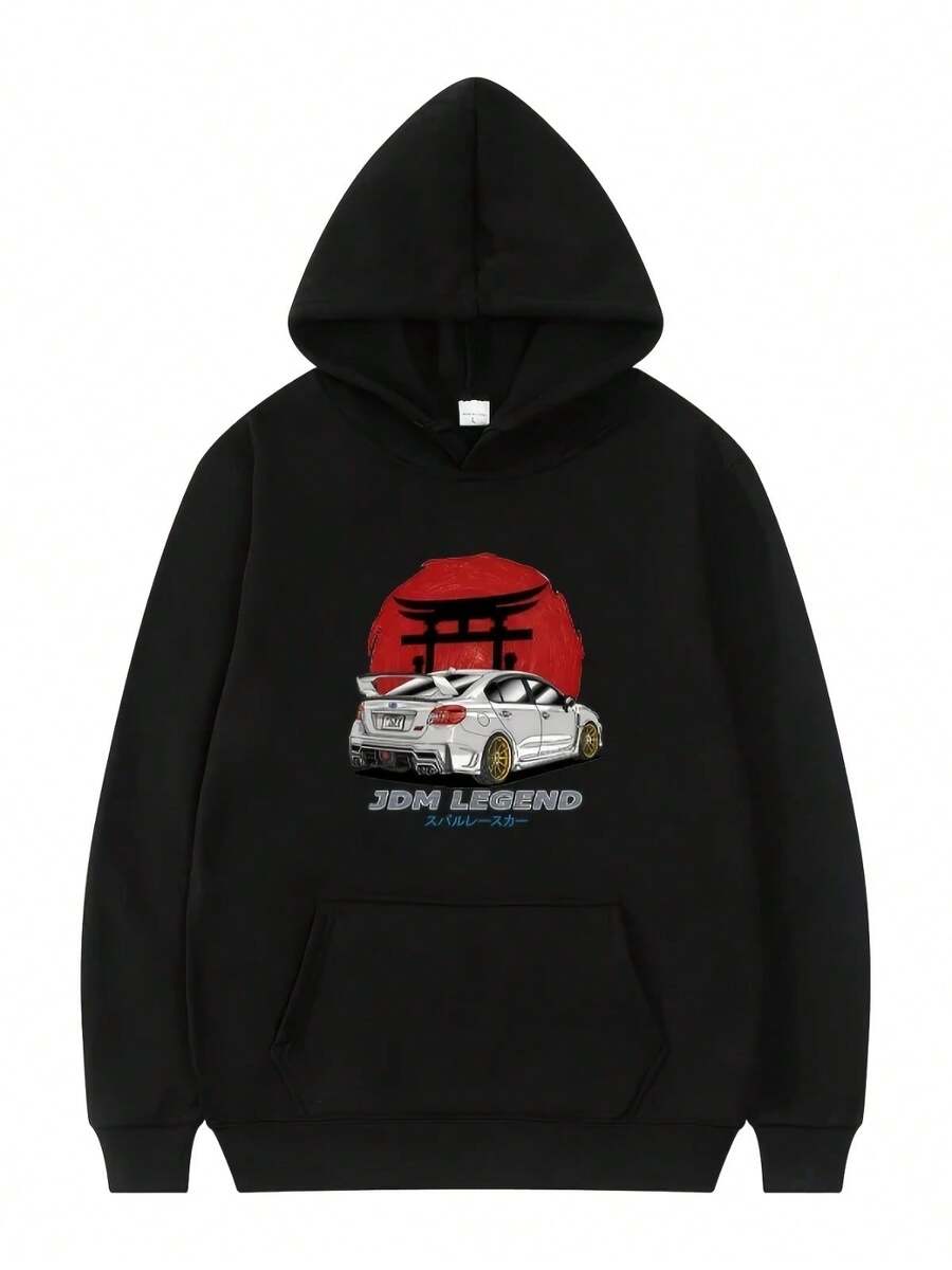 Jdm Culture Subaru Performance Car Hoodie Men's Fashion Casual Hooded Sweatshirt Autumn And Winter Hoodie Korean Sportswear_WH_1200x1200px - 黑色 - 查看 1
