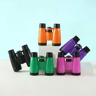 1pc Colorful Binoculars, Portable Outdoor Binoculars For Students, Suitable For Student Outdoor Exploration, Student Prize