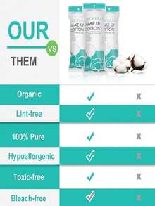 100/200pcs/Pack High-Quality Pearl-Patterned Cleaning Pads. Soft, Skin-Friendly And Breathable, With Double-Sided Three-Layer Design, Strong Water Absorption And Suitable For Both Dry And Wet Use.Ideal For Makeup Application And Removal, As Well As Cleaning And Care Of Face, Eyes And Nail Polish. - Multicolor - View 10