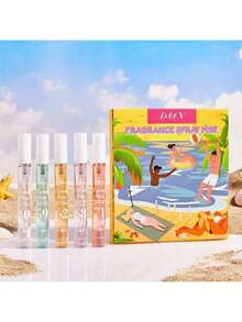 Conjunto de 10 frascos de 10ml com fragrâncias diferentes (1 unidade, 5 unidades ou 10 unidades), incluindo coco, frutas, baunilha, caramelo, nozes, lavanda, leite, rosa, âmbar e sândalo. Fragrância de longa duração, com múltiplas camadas de aromas, ideal para uso diário. Perfeito para presentear em festas e viagens. Conjunto de mini perfumes unissex com fragrância de baunilha de longa duração e embalagem compacta.