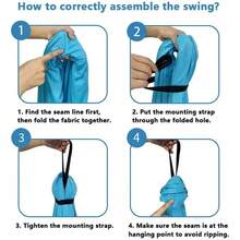 9-Piece Yoga Aerial Hammock Set, Comfortable Woven Fabric Aerial Yoga Swing Suitable For Indoor And Outdoor Recreation - Multicolor - View 2