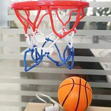 Mini Basketball Hoop Set - No Drill Hanging Basketball Hoop, Office Desk Sports Toy, Basketball Accessories, Desktop Game, Office Desk Decor, Basketball Training Tool, Sports Accessories, Fun & Durable, Suitable For Home Entertainment, Stress Relief, Sports Games, Basketball Court Equipment, Indoor Sports, Wall Decor, Office Supplies, Game Gifts, Sports Gifts, Gifts For Men, Personalized Gifts - Multicolor - View 3