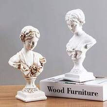 Miduu 11.8" Classic Greek Venus De Milo Bust Statue Resin Roman Godd Of Love And Beauty Sculpture Figurine For Home Décor Large Antique - 維納斯 - 大型古董 - 查看 6