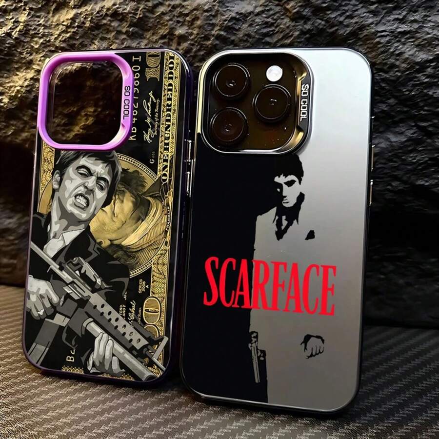 Funda de Teléfono Clásica de Película S- para 17 16 15 14 13 12 11 Pro Max Plus, Cubierta Trasera Mate Anticaída - CYB-CC250923K1 - Ver 1