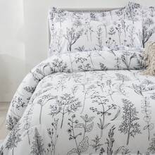 3 Pieces White Comforter Set Queen King Size, Blue Leaves Bed In A Bag Comforter Set, Soft Lightweight Bedding Sheet Set (1 Comforter, 2 Pillowcases),Wedding Items,Valentines Day Home Bed Room Decor,Mothers Day Gift,All Season - 白色 - 查看 5