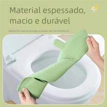 Bathroom Accessory Toilet Seat Cover – Waterproof Protection - 粉色 - 查看 2