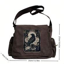 Laptop Case,School Bag,College-Style Student Attire Shoulder Bag, Suitable For Use During Work Hours, School Days, And Trips Outside The Home. School Supplies - Coffee Brown - View 5