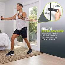 ProsourceFit Bands Set Exercise Guide Full-Body Exercises and Home Workouts(Rojo) - Multicolor - Ver 5