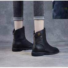 Women Equestrian Boots - Black - Color Scheme (velvet Lining) - View 4