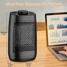 ¡RecomendadoCalefactor electrico portatil,calentador electrico para hogar,Calentador eléctrico de 1500W, oscilación de 70 ° ,Protegido contra sobrecalentamiento y vuelco,3 modos, y silencioso¡Top de Temporada - 1 - Ver 6