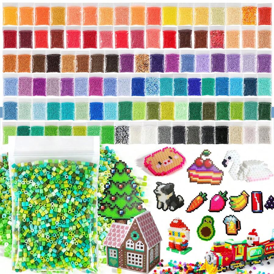 1000pcs 2.6mm Mini Fuse Beads Pixel Puzzle Iron Beads Melt Beads DIY High Quality Handmade Crafts - Spell Doudou - View 1