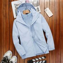 Women Sports Jackets - Light Blue - View 4