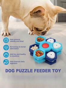 1pc New Multi-Layer Rotating Pet Interactive Toy Puzzle Feeder, Slow Feeder Rotating Tray Dog Food Training Toy - Multicolor - View 6