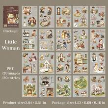 have a good day 1 Libro de 20 hojas con pegatinas de escenas clásicas con estilo vintage para personalizar scrapbooking, manualidades, diarios, collages, tarjetas y cuadernos de diseño. Suministros de oficina y escolares. - Multicolor - Ver 13