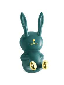 1 pieza/2 piezas Soporte para cepillo de dientes con forma de conejo, simple y práctico, sin necesidad de perforar, estantería de pared para almacenar el cepillo de dientes y el vaso de enjuague, apto para colocar en paredes de baño o cocina con azulejos lisos, decoración de otoño para el hogar y el baño, de vuelta a la escuela - Multicolor - Ver 14