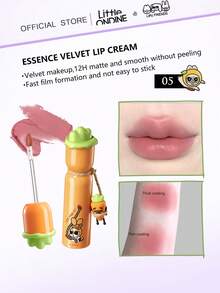 Little Ondine Essence 丝绒唇彩 05 号。滋润双唇，令双唇饱满水润，焕发光彩。轻盈不黏腻配方，色彩清透，可层层叠加。超萌卡通包装，送礼佳品。2.4克/0.08盎司 - 05 - 查看 1
