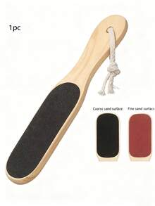 Professional Double-Sided Foot File, Remove Calluses On Your Feet, Wooden Pedicure Scrub, Can Smooth Out Hard, Rough And Dry Keratin Layers, Making Your Feet Smooth And Soft. Give Friends Festival Gifts, Valentine's Day Gifts - Multicolor - View 7