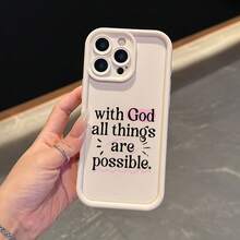 Esta carcasa de teléfono anti - caída simple y de moda está diseñada con patrones gráficos para iPhone 17, 16, 15, 14, 13, 12, 11 Pro / air / xR / XS y  s25 / S24 / S23 / S22 / Fe / plus. Adopta el material tpu para proporcionar protección de amortiguación. Adecuado para regalar amigos o como regalo de San valentín. - Blanco - Ver 5