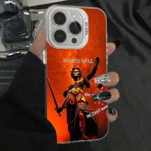 Y Justicia para Todos Funda de Teléfono 17, 16, 15, 14, 13, 12, 11, Pro, Max, Plus, M-Meta_llicaes Anti-Caída Gris Plata Mate - Z2 - Ver 5