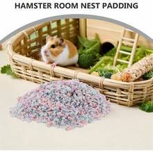 VICASKY Ropa de Cama de Animales pequeños Ropa de Cama Transpirable de Papel para Mascotas Hamsters jerbos para Conejo Accesorios de hámster - 1 - Ver 8