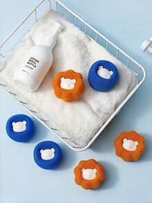 3/6/10/15pcs Pet Hair Remover, Machine Washable, Reusable Dryer Balls, Reduces Wrinkles And Clothes, Saves Drying Time, Saves Free Drying Time In The Washing Machine, Anti-Pet Hair Accessory, Laundry Supplies, An Essential Household Cleaning Item. - Multicolor - View 7