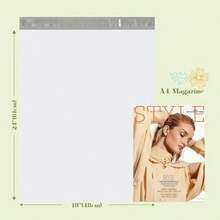 Fuxury 25 Pcs Poly Mailers 17.7 X 22" XL Shipping Bags For Clothing Strong Adhesive Shipping Mailing Envelopes Large Self-Sealing Polymailer For Small Business White #10 - 白色+19x24" 1500個 - 查看 2